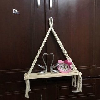 KỆ GỖ TRANG TRÍ HOẠ TIẾT - KỆ GỖ MACRAME