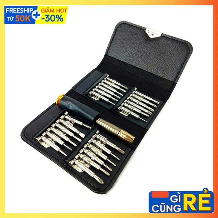 Bộ tua vít sửa điện thoại đa năng 25 trong 1 - Tua vít sửa chữa điện thoại, vi tính cao cấp