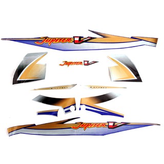 [SIÊU GIẢM GIÁ] Bộ tem xe Jupiter nâu xanh ( chữ V đỏ) G40-26 (9265)