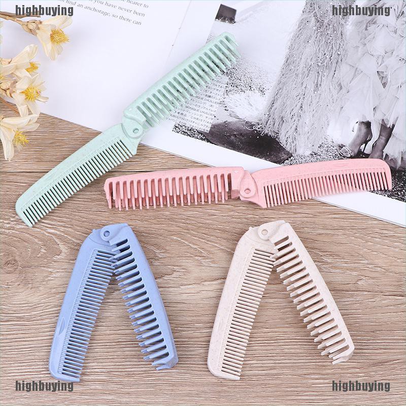 [Hàng mới về] Lược chải tóc có thể gập gọn chất lượng cao tiện dụng mang đi du lịch