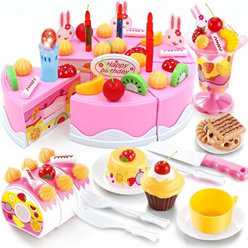 Đồ chơi mô hình cắt bánh sinh nhật Happy Birthday