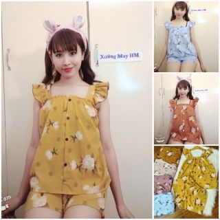 Combo sỉ 10 bộ đồ bộ mặc nhà bộ cánh tiên inbox chọn mẫu
