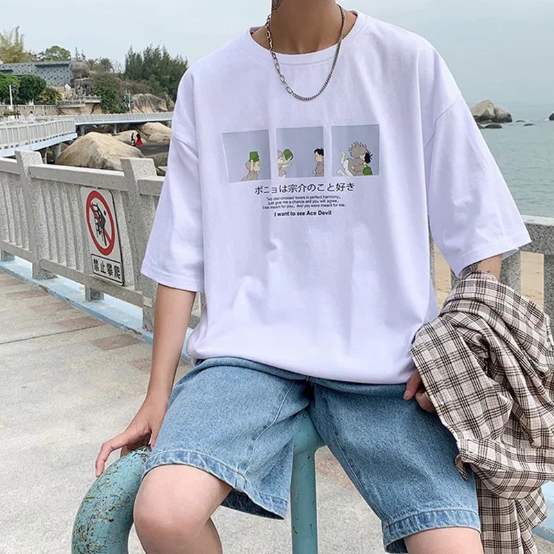 Áo Thun Tay Ngắn Thời Trang Dành Cho Nam Size M-3Xl | BigBuy360 - bigbuy360.vn