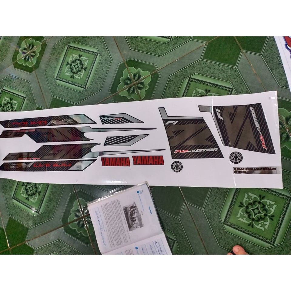 tem rời crom nouvo 6 dán xe đen