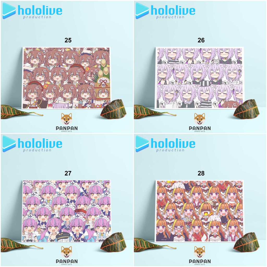 Postcard Cao Cấp - Poster Hololive Vtuber (2)