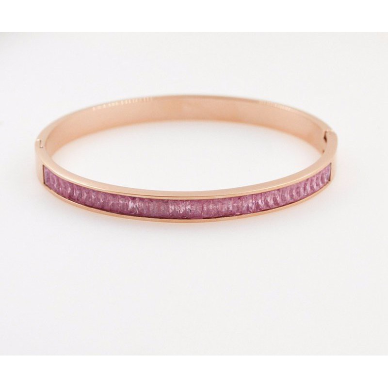 Vòng Tay Đính Pha Lê Ti Tan Không Gỉ TT 0621