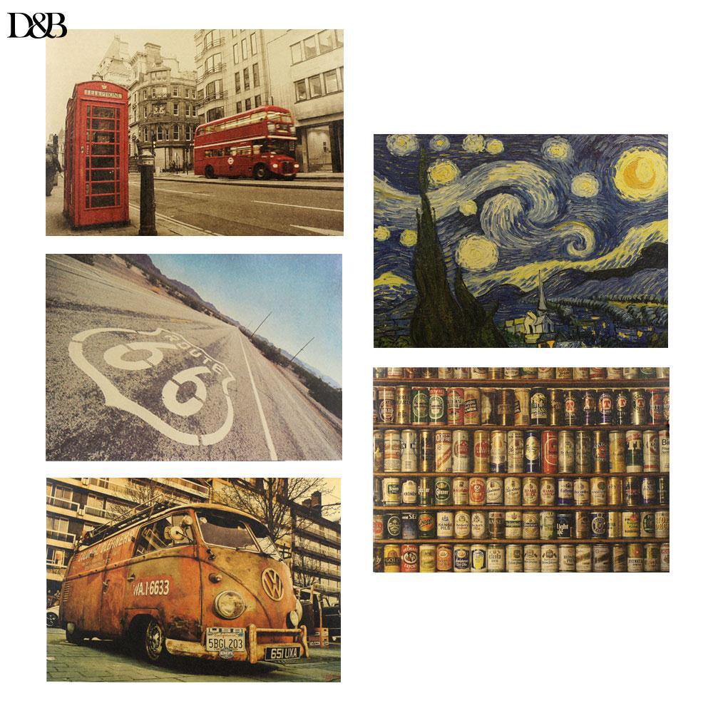 Poster trang trí phong cách vintage