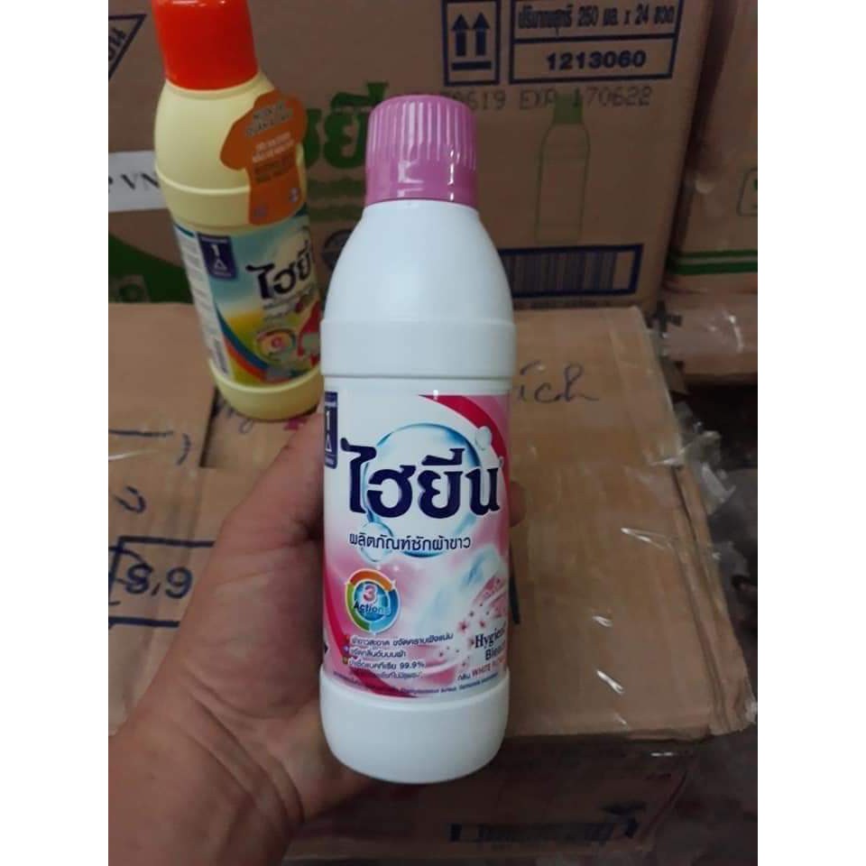 Nước tẩy quần áo trắng và quần áo mầu Hygiene 250ml Thái Lan