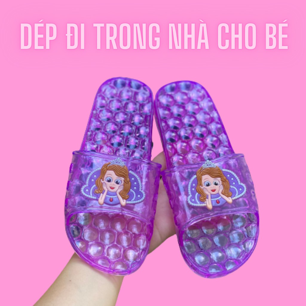 Dép Đi Trong Nhà Cho Bé KA02 Dép Mang Trong Nhà Tắm Chống Trơn Trượt KanKanStore