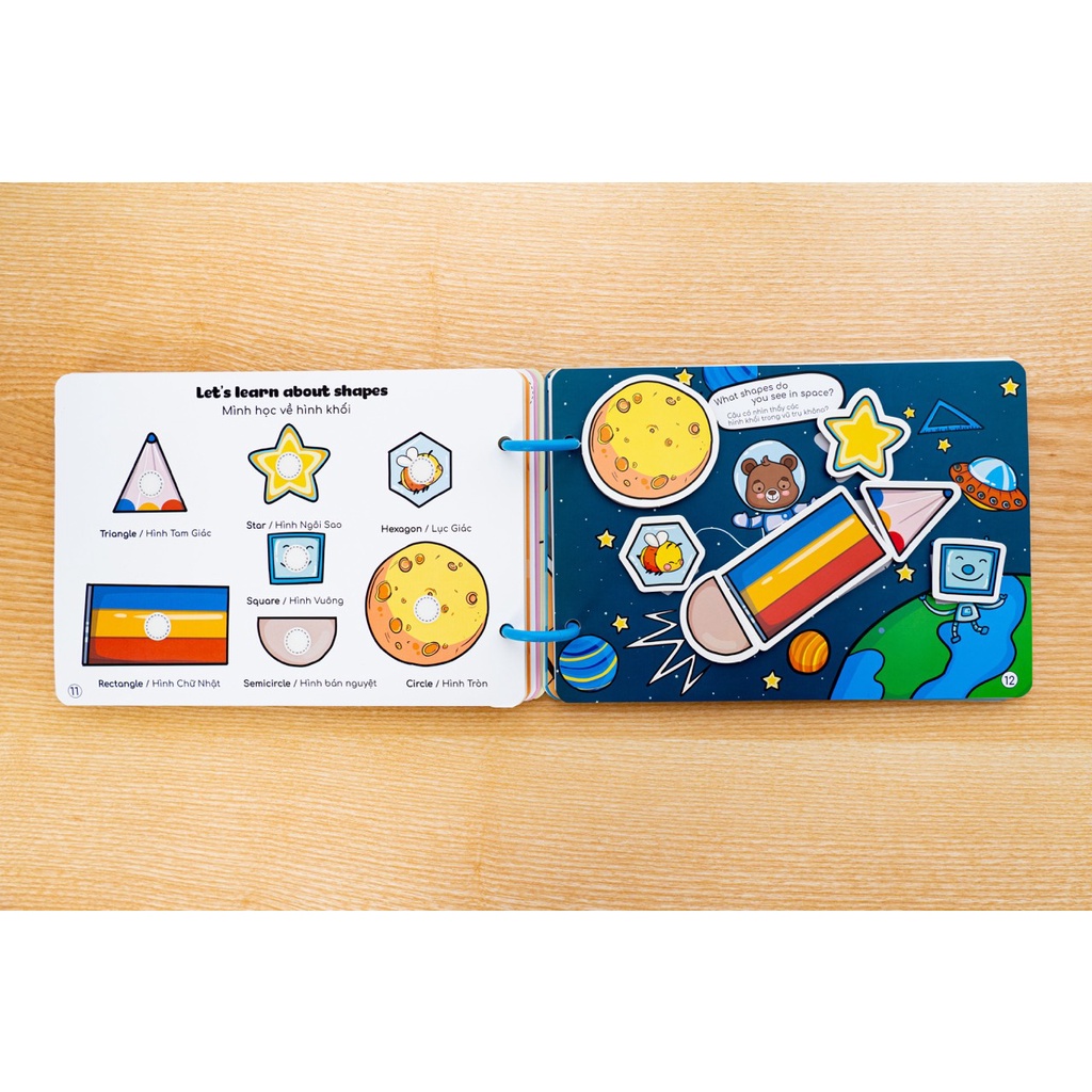 LIỆU BÓC DÁN BUSY BOOK- XANH DƯƠNG