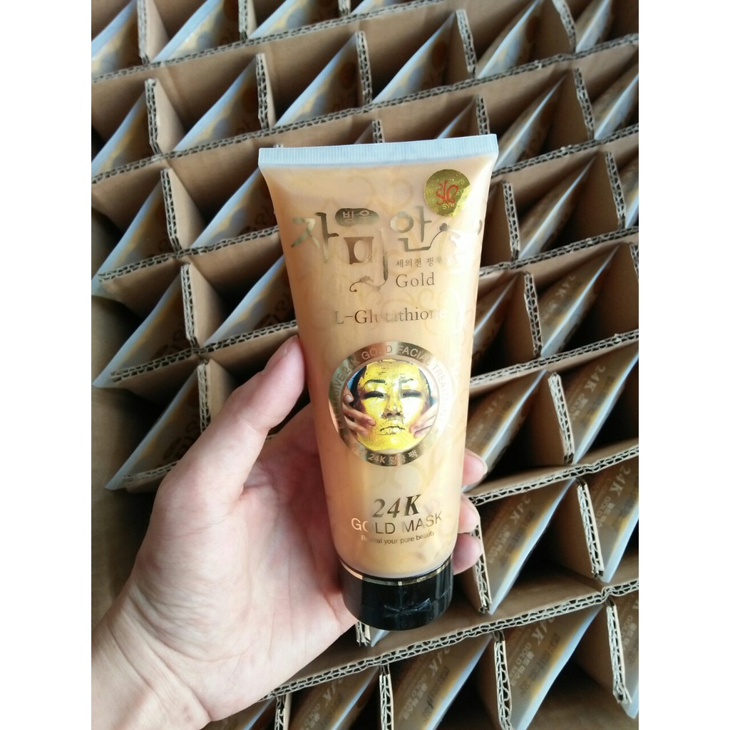 Tuýp 220ml Đắp mặt nạ Gold Mask 24k