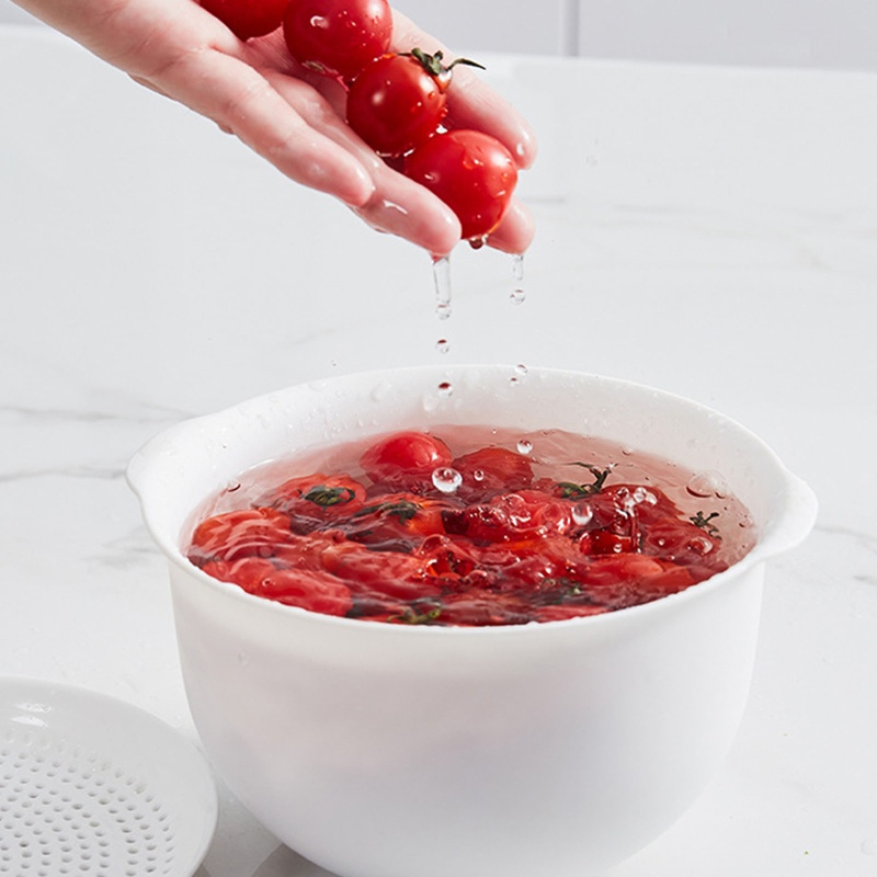 Rổ Rửa Rau Củ Quả Dạng Lưới Tiện Lợi