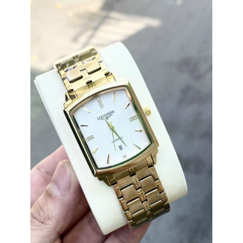 Đồng Hồ Nam Longines Mặt Vuông Máy Nhật Kính Sapphire | BigBuy360 - bigbuy360.vn