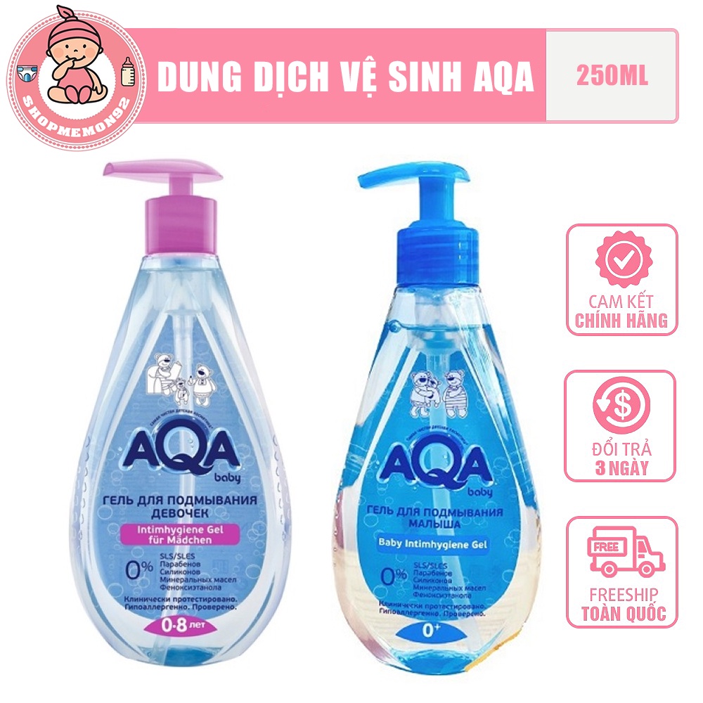 Dung dịch vệ sinh AQA cho bé 250ml