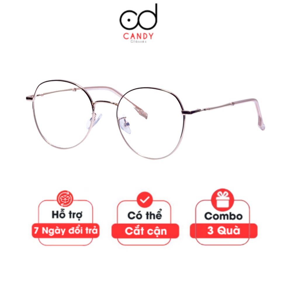 Gọng kính kim loại tròn 29120 – Kính mắt Candy