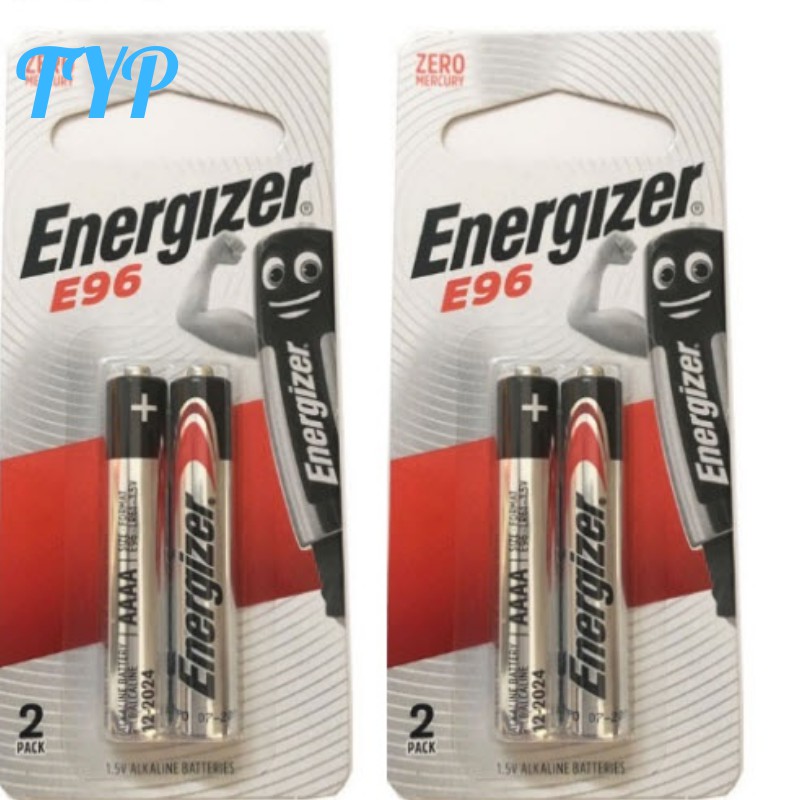 Pin AAAA  E96 1.5V Energizer Alkaline Vỉ 2 Viên