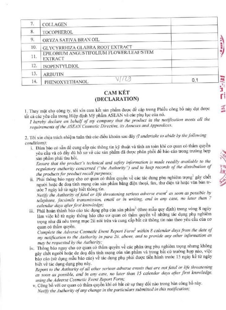 ORGA SERUM DƯỠNG TRẮNG NGỌC LINH SÂM