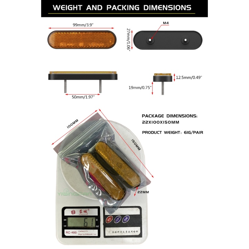 Đèn LED Tín Hiệu DC12-15V Chuyên Dụng Cho Xe Hơi