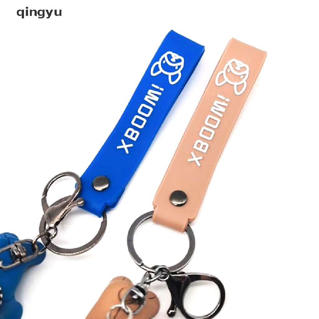 Móc Khóa Da Hình Chó Bull Thời Trang Cá Tính