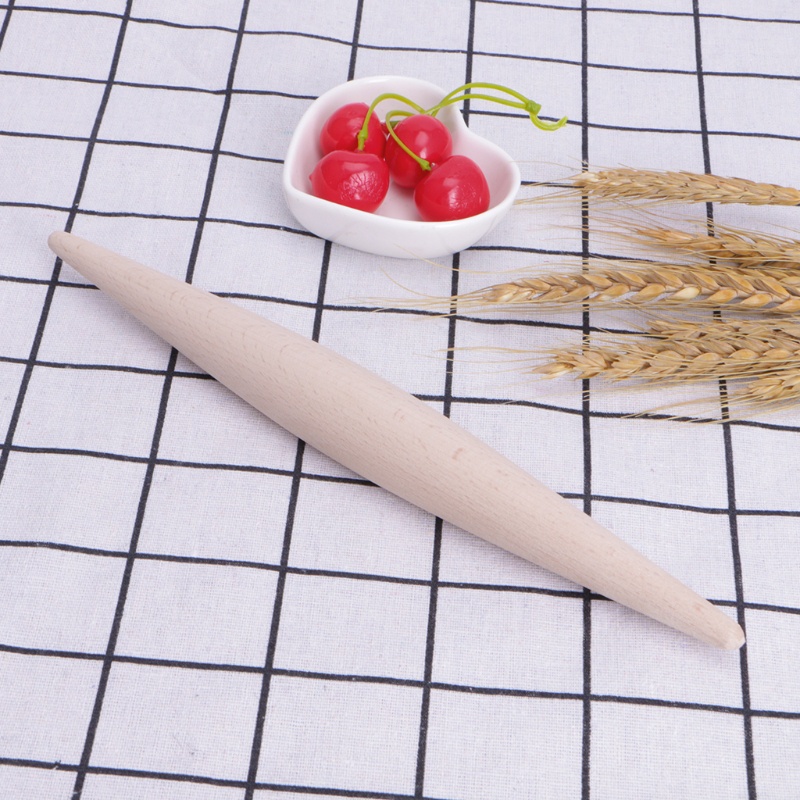 Cây Lăn Bột Làm Bánh Bằng Gỗ 28 / 23cm