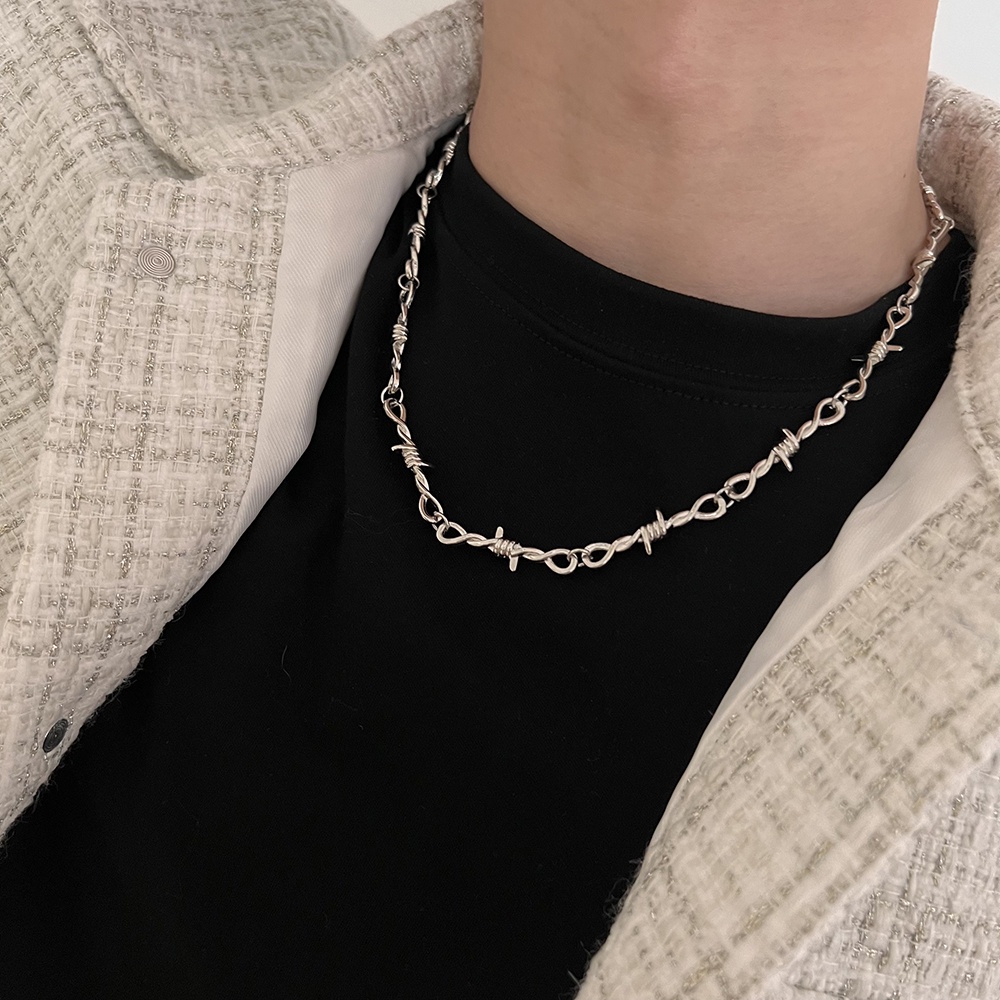 Vòng cổ Gai Phong Cách hip hop punk Cá Tính Cao Cấp Dễ Phối Đồ