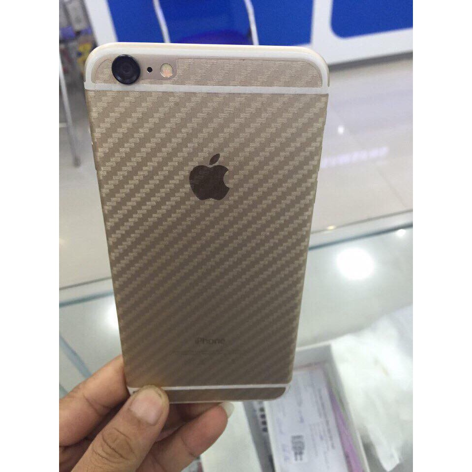 Miếng dán lưng vân carboniPhone 6 Plus /6S Plus