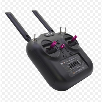 Tay điều khiển TX Hot RC HT-6A + mạch RX HT6A khoảng cách 400-800m, Tay cầm dùng cho tàu ô tô máy bay điều khiển từ xa