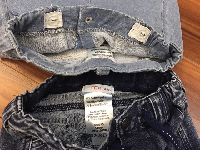 Quần sooc jean fox cho bé trai bé gái