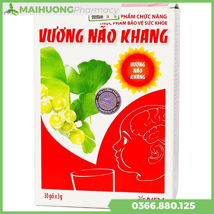 Vương Não Khang Dùng cho trẻ em tăng động dẫn tới rối loạn giấc ngủ, trẻ tự kỷ.