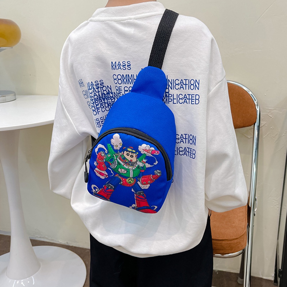 1 Túi Đeo Chéo Ngực Mini Họa Tiết Hoạt Hình Spongebob Dễ Thương Cho Bé Trai Và Gái