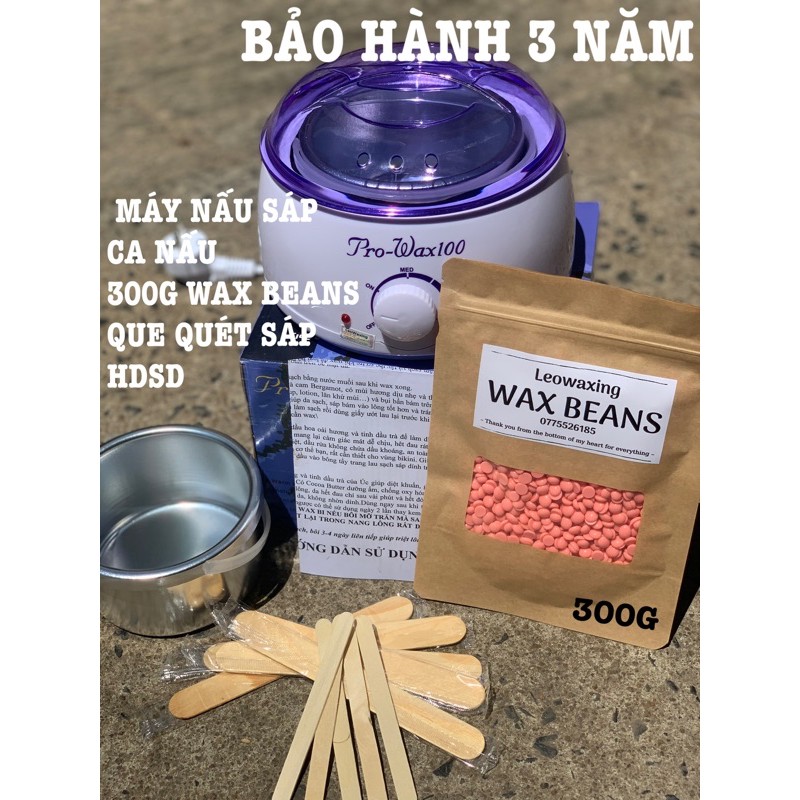 MÁY NẤU SÁP WAX NÓNG KÈM 300g SÁP