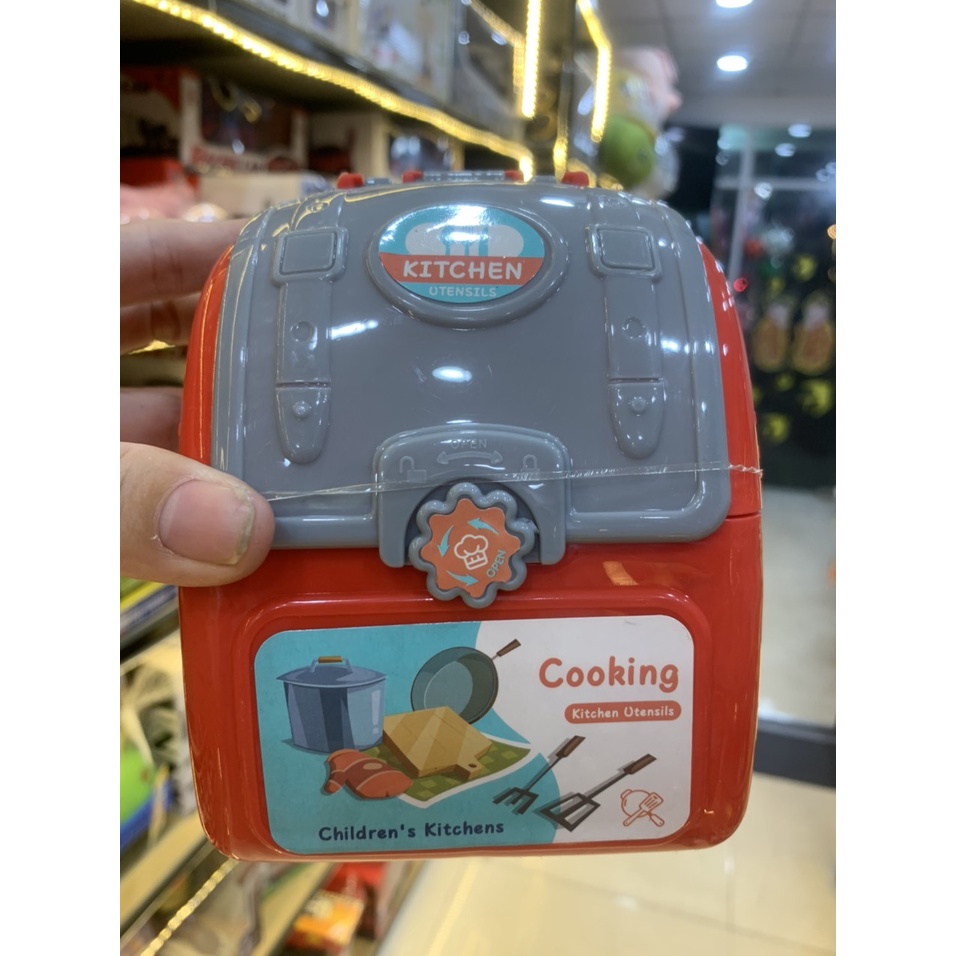 Bộ đồ chơi balo nhà bếp, y tế mini