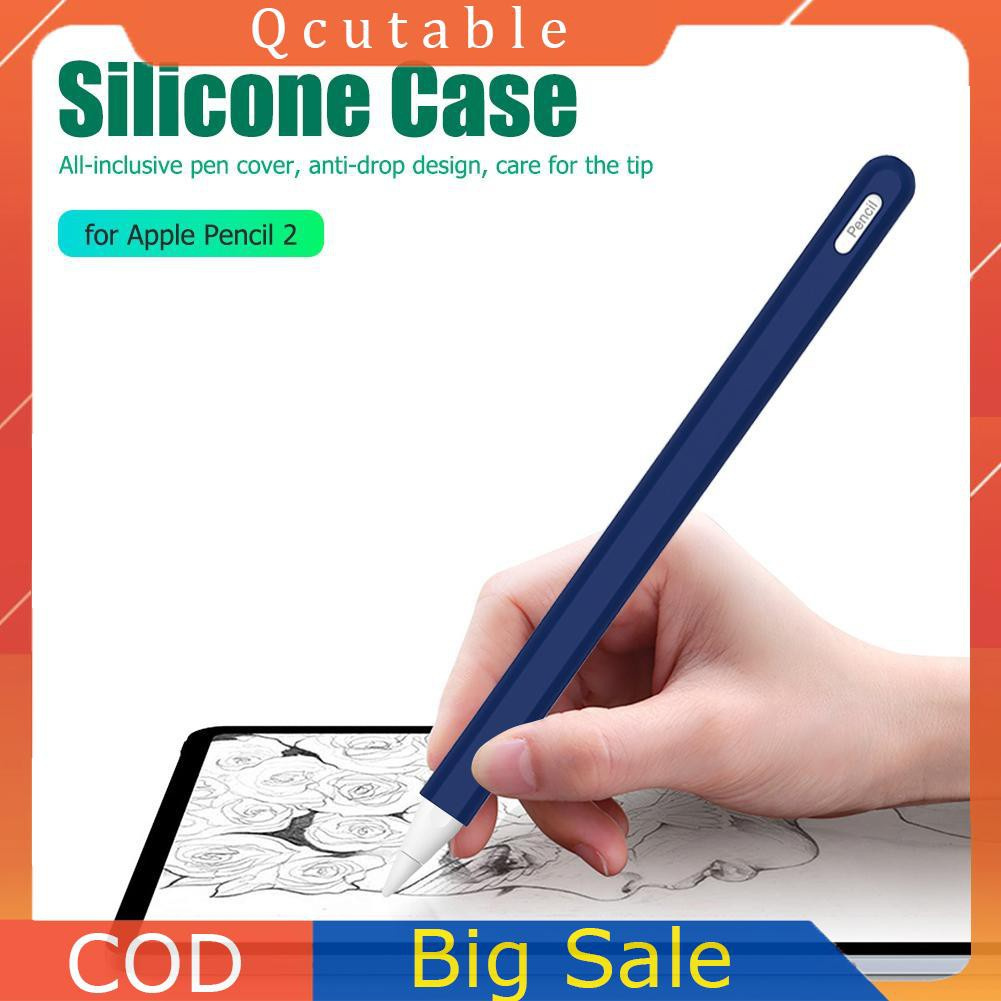 Touch Stylus Pen Protective Cap Tip Cover Silicone Case for Apple Pencil 2