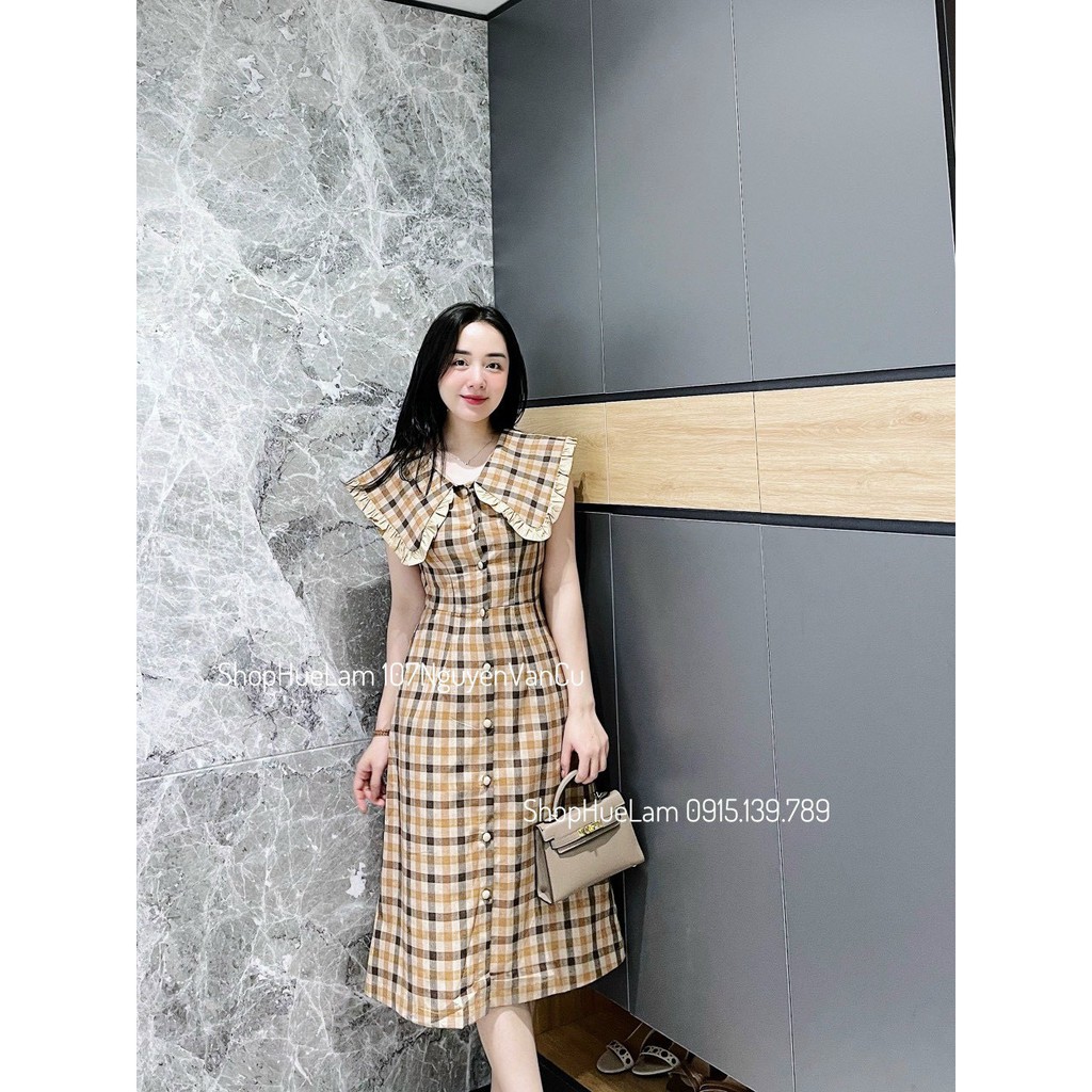 Đầm nữ đẹp, đầm xòe nữ, đầm dáng dài phối cổ phong cách trẻ trung cho phái nữ, hàng thiết kế đẹp đủ size, chất vải đẹp | BigBuy360 - bigbuy360.vn