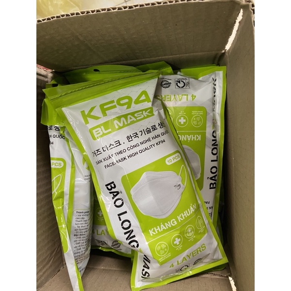 Thùng 300 chiếc khẩu trang kf94 bảo long