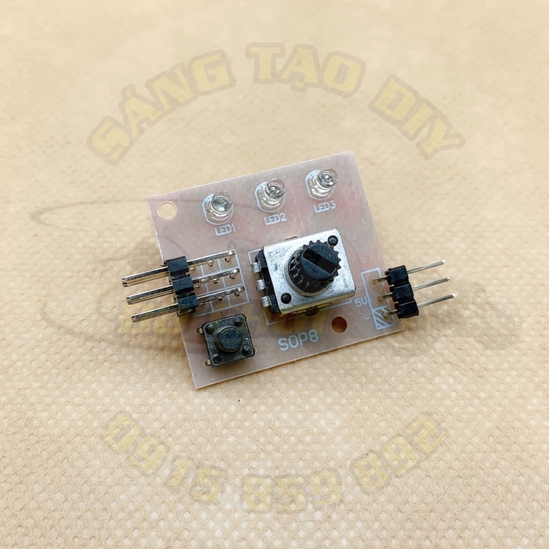 Thiết Bị Kiểm Tra Tốc Độ Động Cơ Servo Ecs 3 kênh. Mạch test động cơ RC Servo