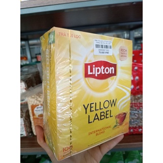 Trà Lipton túi lọc nhãn vàng