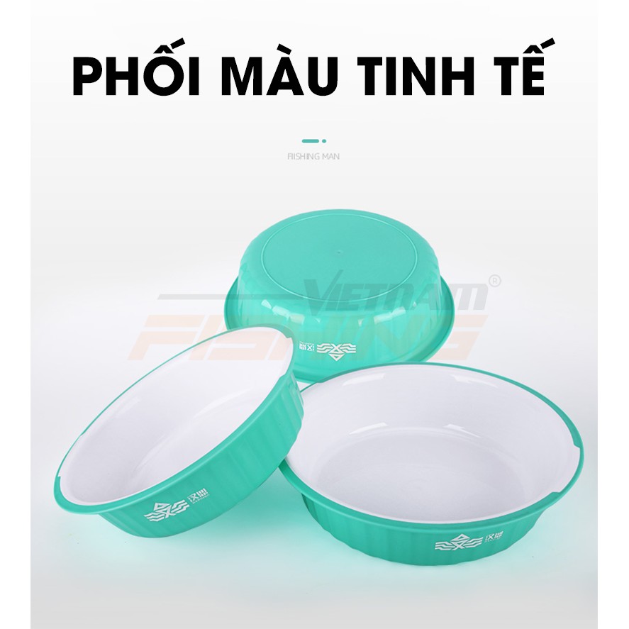 Bộ thau trộn mồi câu Handing 3 chiếc