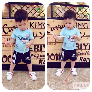 Bộ adidas bé trai ( ảnh thật)