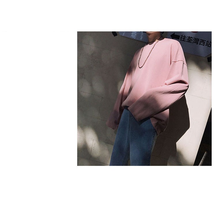 Áo Sweater LEAVES PINK Unisex