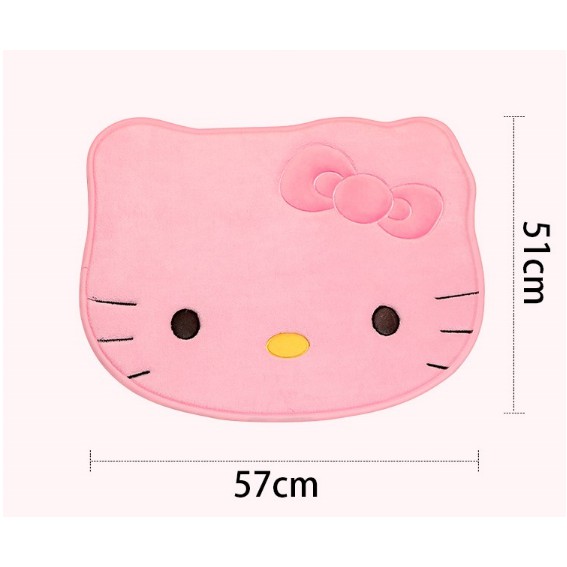 Thảm Lau Chân Hình Mèo Hello Kitty