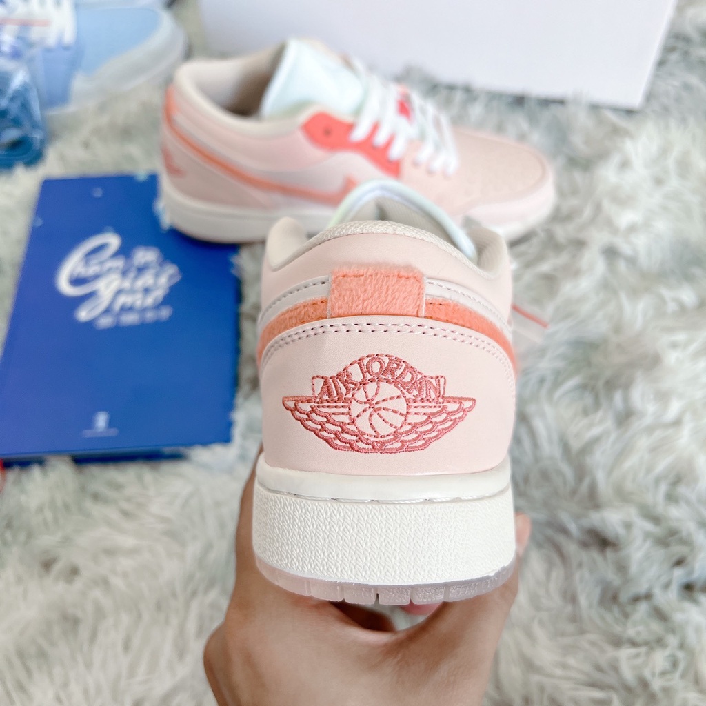 🎀 SIÊU HÓT 🎀 Giày Sneaker Jordan nỷ hồng phấn đế mắt nữ cao cấp full box + bill