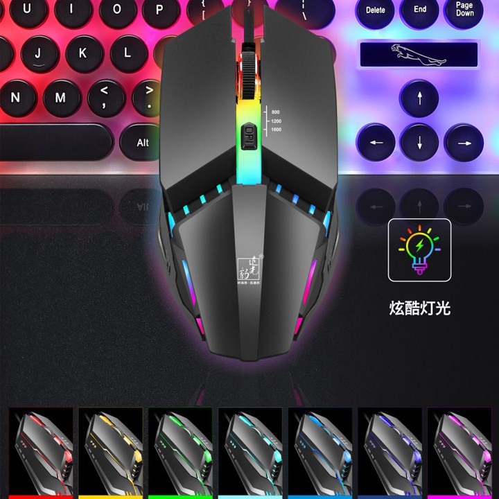 Chuột Game K3 Đèn led RGB màu tự thay đổi