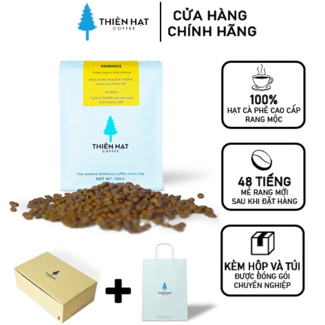 PRIMROSE Cà phê pha phin truyền thống dành cho phái nữ Thiên Hạt Coffee 500 gram