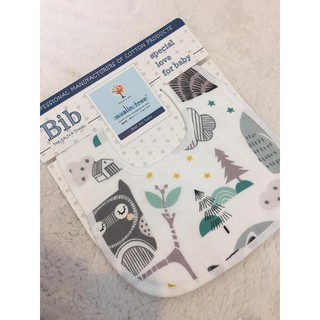Yếm xô cúc bấm Muslin Tree cho bé