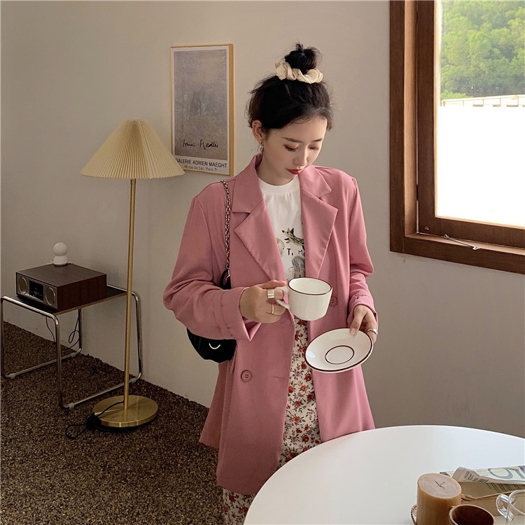 NZN Áo khoác vest  tay dài thời trang thanh lịch cho nữ