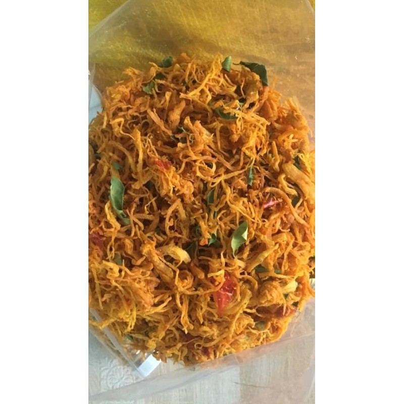Khô gà lá chanh loại ngon, hũ pet 500g | KingFood - Thế Giới Đồ Ăn Vặt - Đồ Ăn Vặt Hà Nội