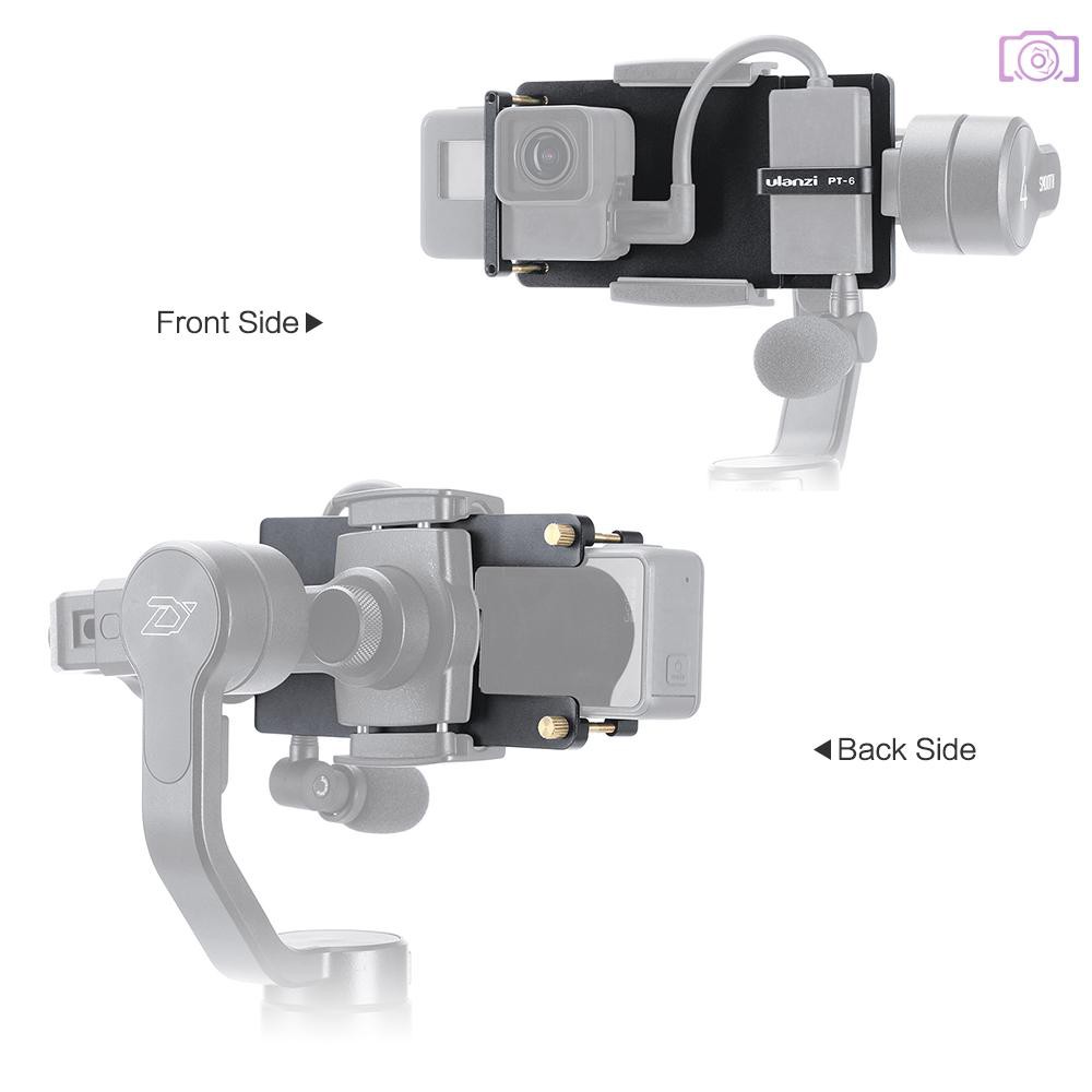 Đế Gắn Máy Ảnh Pt-6 Cho Gopro Hero 7 6 5 For Dji Moza Mini S Zhiyun Smooth 4 V