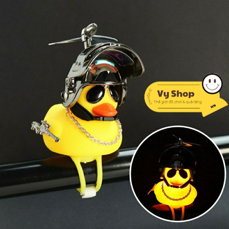 Vịt Vàng Lính Pubg Siêu Ngầu Trang Trí Ô tô, Xe Máy , Xe Đạp