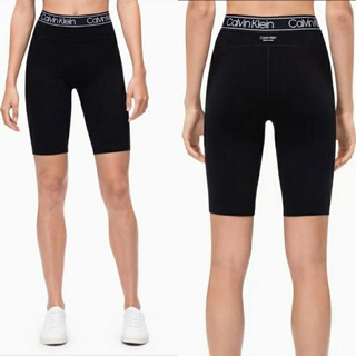Quần biker short lưng cao Calvin Klein Tape